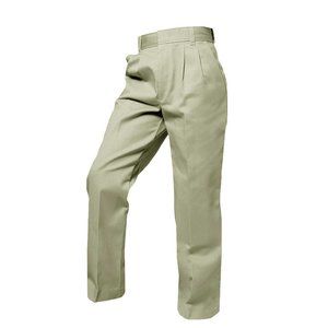 Gusto Twill Pleated Uniform Pants, Boys husky